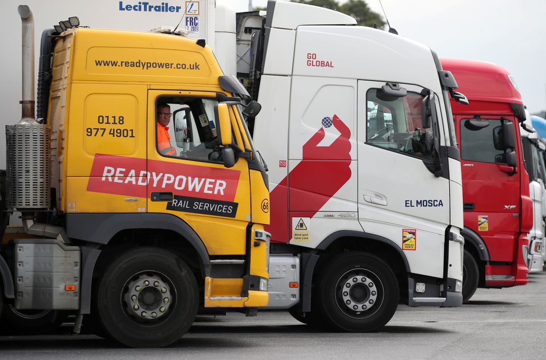 image UK warned visa plan to fix truck driver shortage will not solve crunch