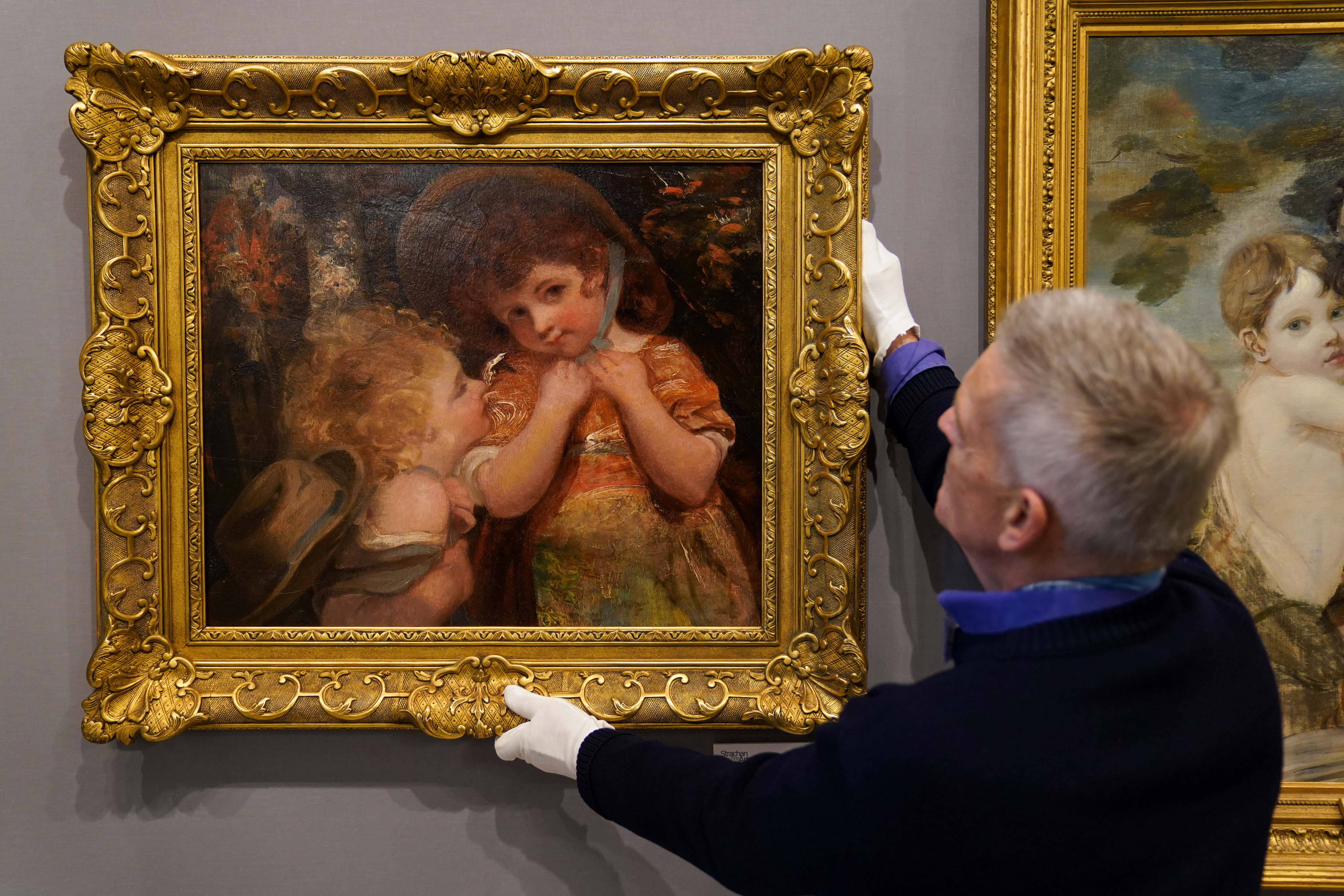 image Newly discovered oil painting by Sir Joshua Reynolds goes on display