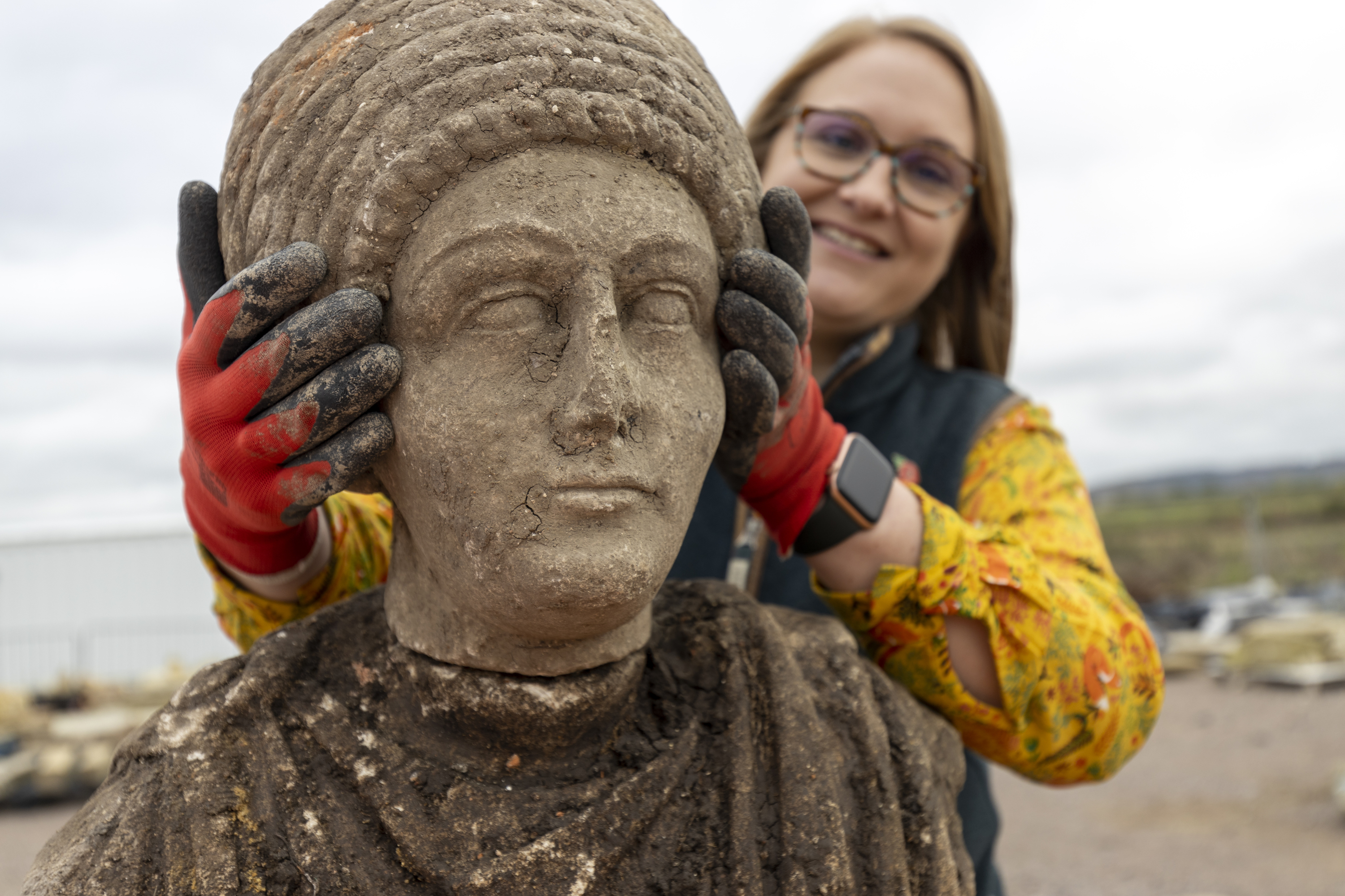 image ‘Astounding’ discovery of Roman sculptures at abandoned Buckinghamshire church