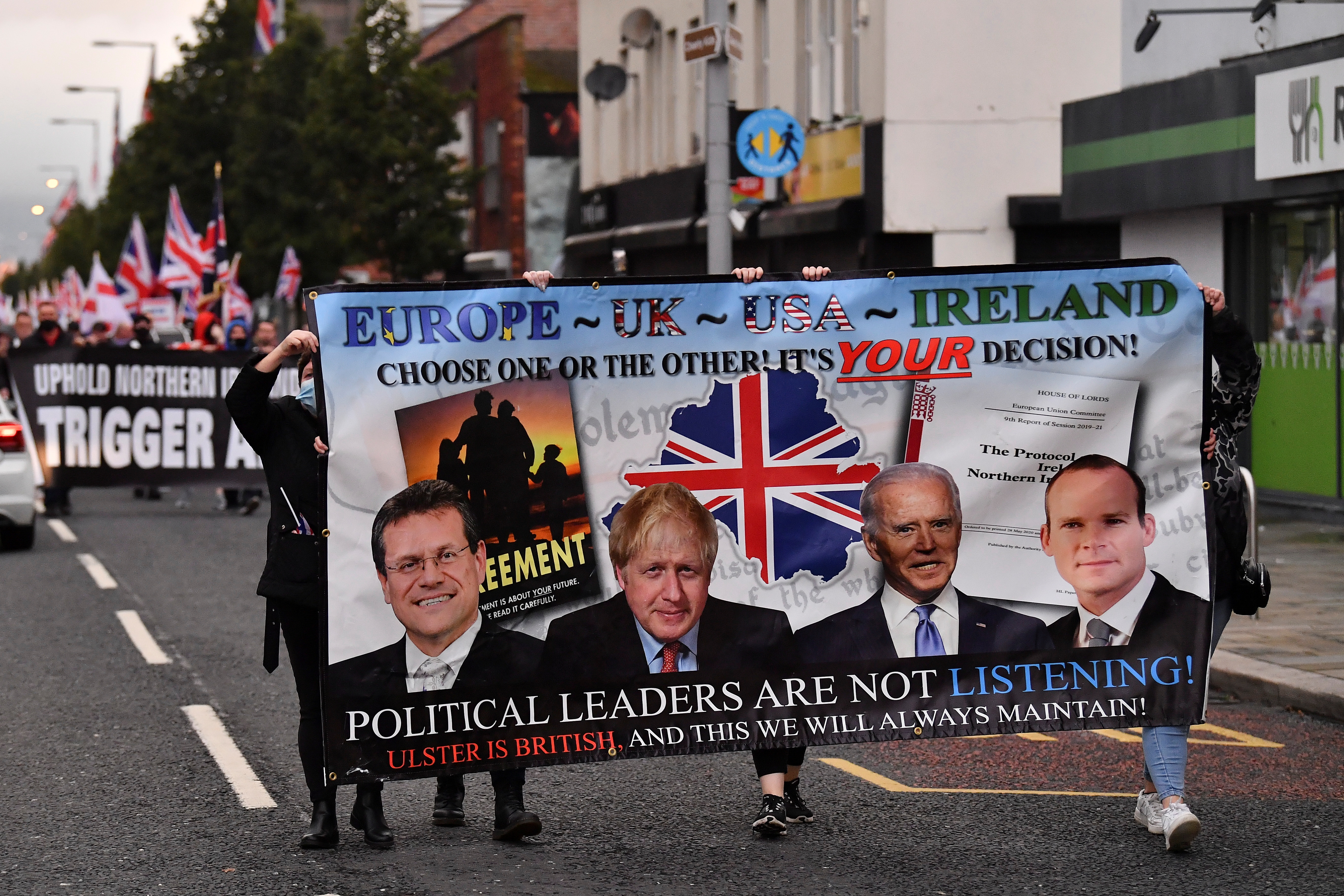 image Ireland accuses Britain of &#8216;shifting the playing field&#8217; over Northern Ireland trading issues