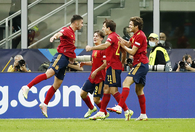 image Spain end Italy&#8217;s unbeaten run to reach Nations League final