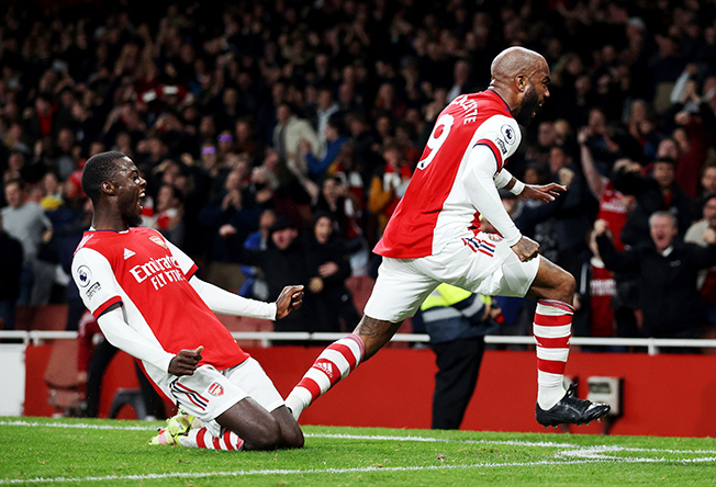 image Last-gasp Lacazette earns Arsenal draw at Palace