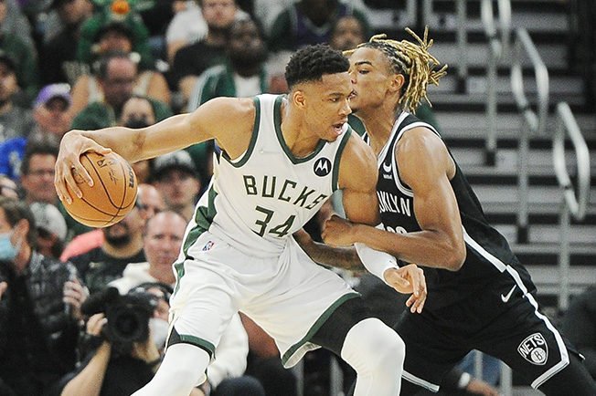 image &#8216;Greek Freak&#8217; stars as Bucks start NBA title defence with win