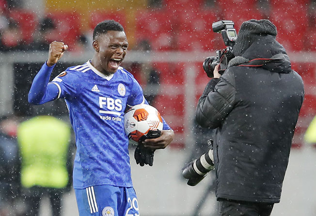 image Four-goal Daka leads Leicester to comeback win at Spartak