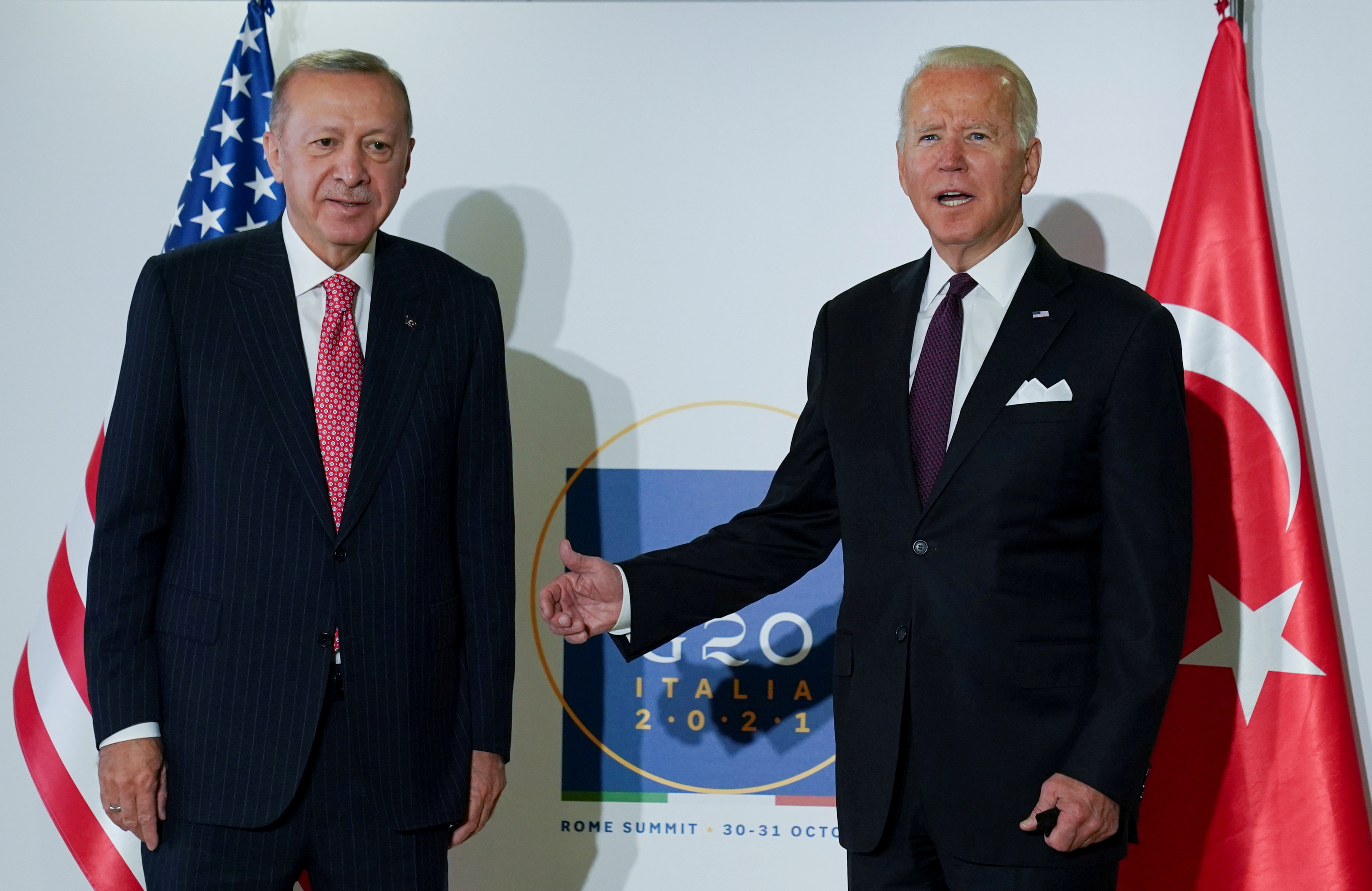 image Biden talks F-16s, raises human rights in meeting with Turkey&#8217;s Erdogan