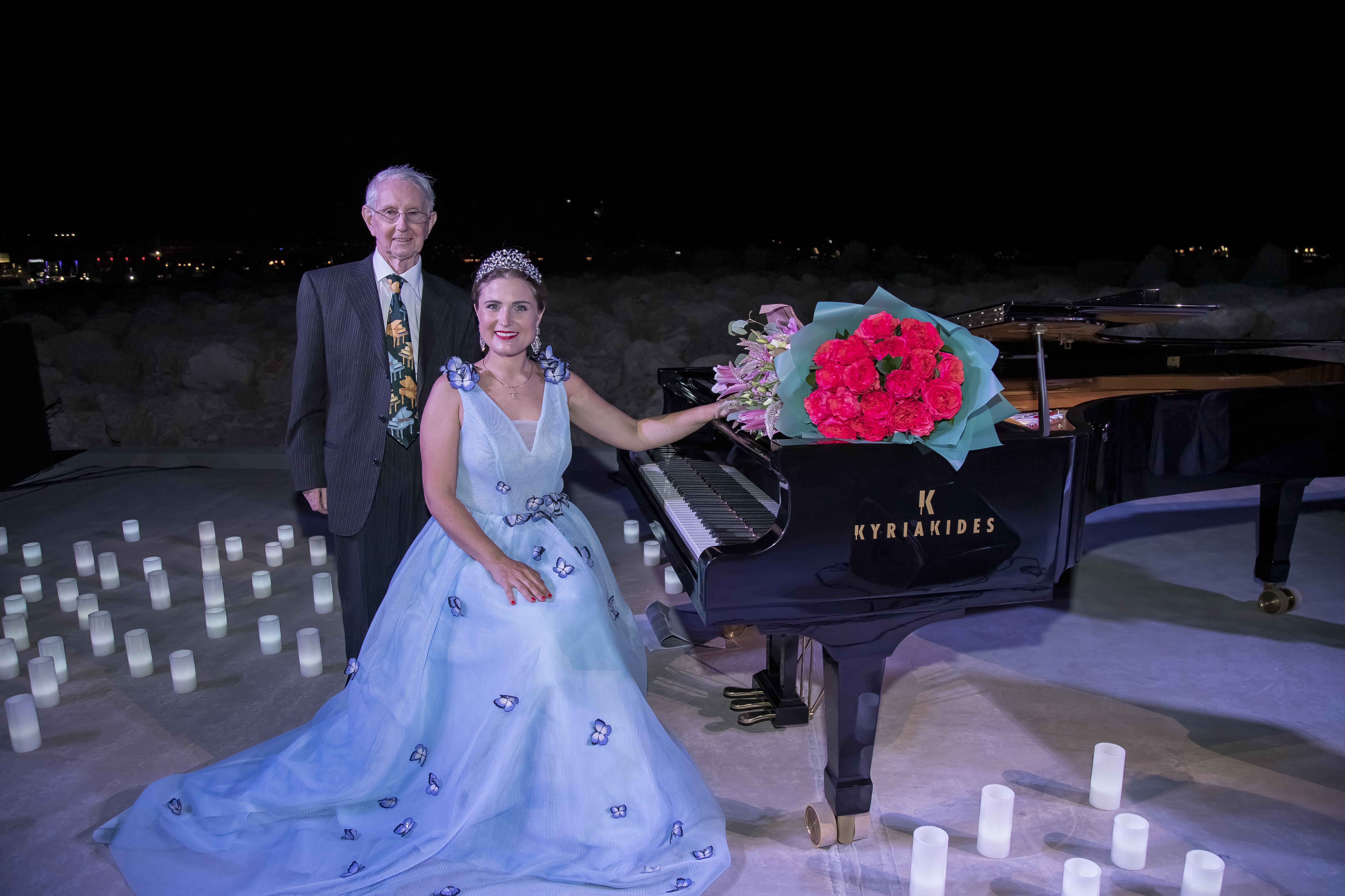 image Elderly composer uses skills old and new