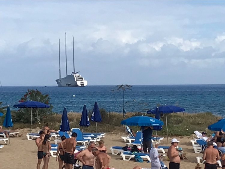 pernera super yacht, spotted oct 17, 2021 3
