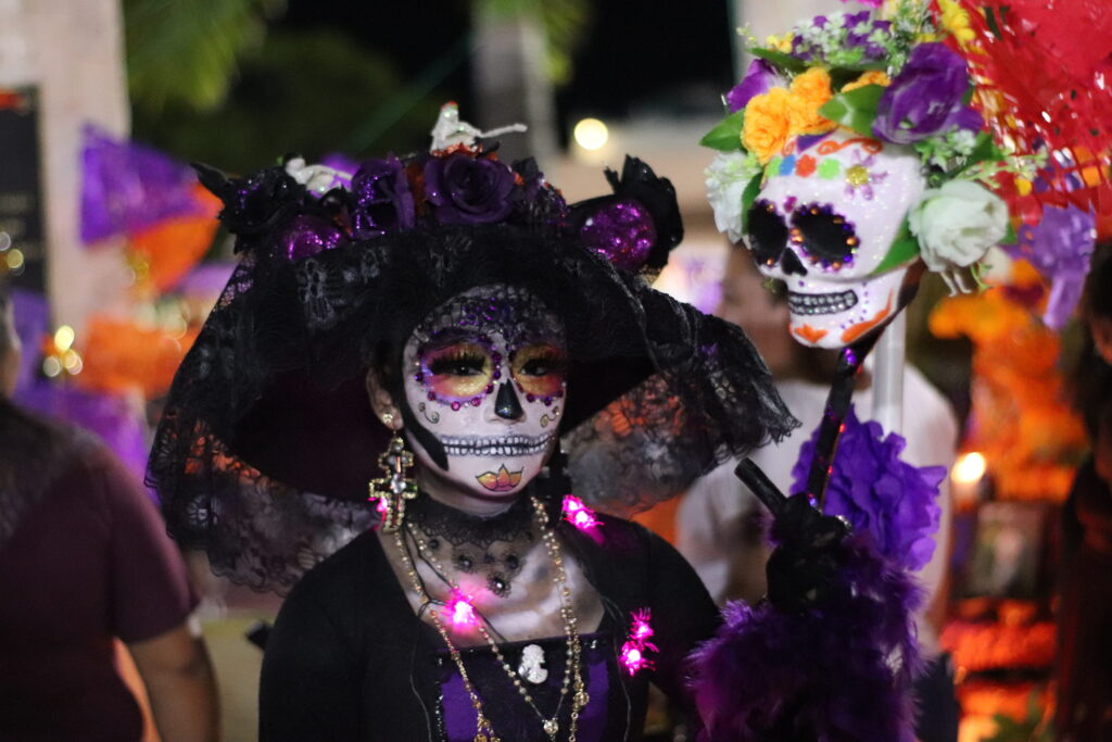 the original day of the dead celebrations stem from month long aztec rituals involving ritual sacrifice