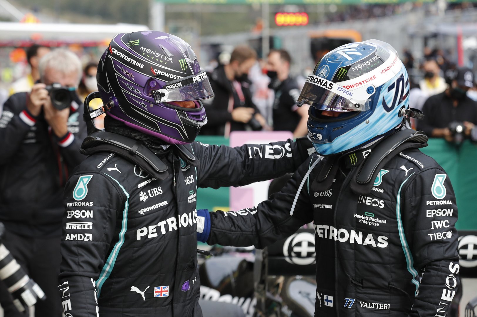 image Bottas on pole in Turkey after Hamilton penalty