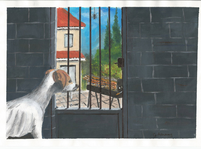 image Hunting dog to the rescue