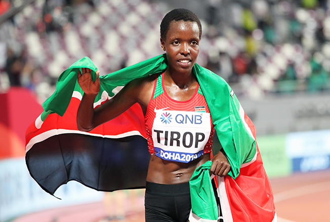 image World record holder Tirop found stabbed to death