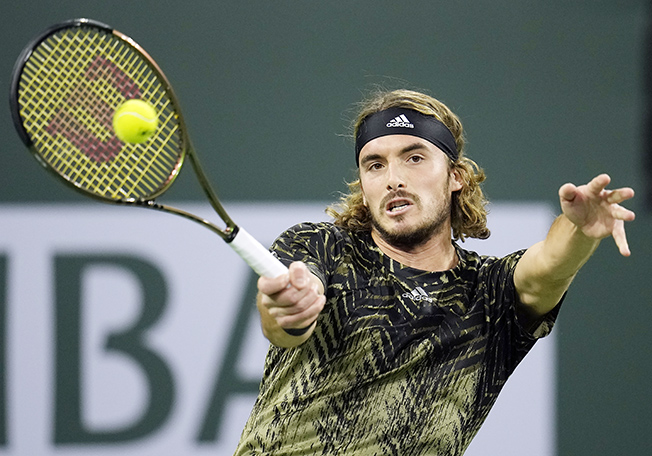image Tsitsipas fights back to beat Fognini at Indian Wells, Murray out