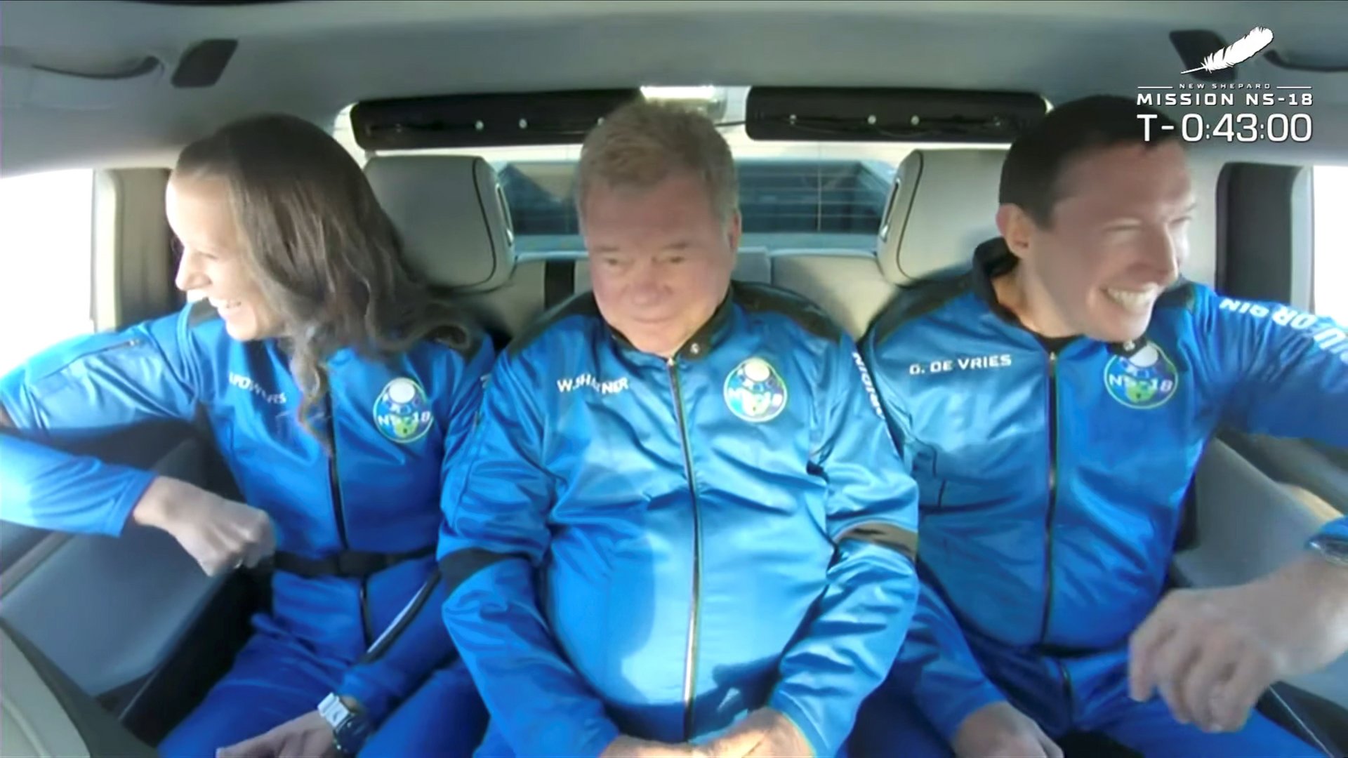 image Beam me up, Bezos: Star Trek&#8217;s Shatner becomes world&#8217;s oldest space traveller