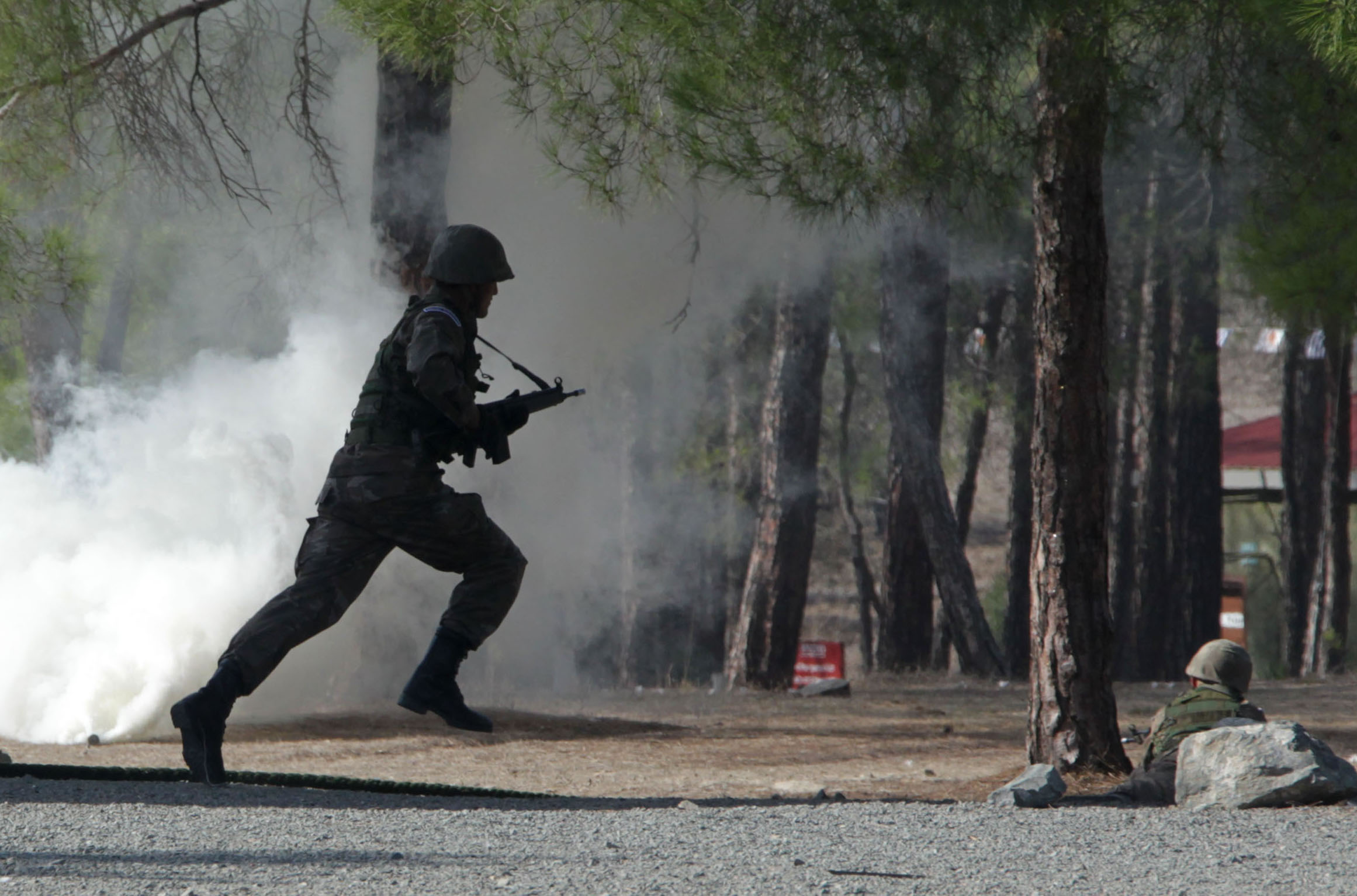 image Bullet from army firing range hits car