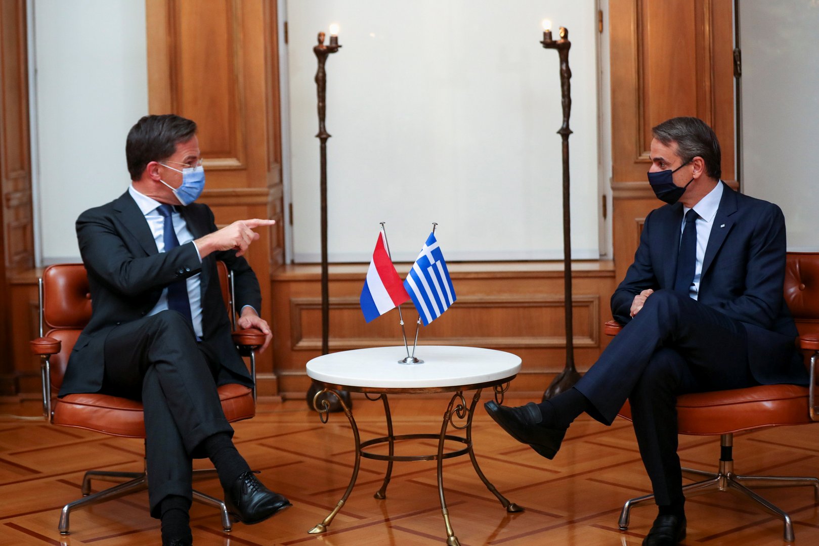 image Greek PM defends migration policy in heated exchange with journalist