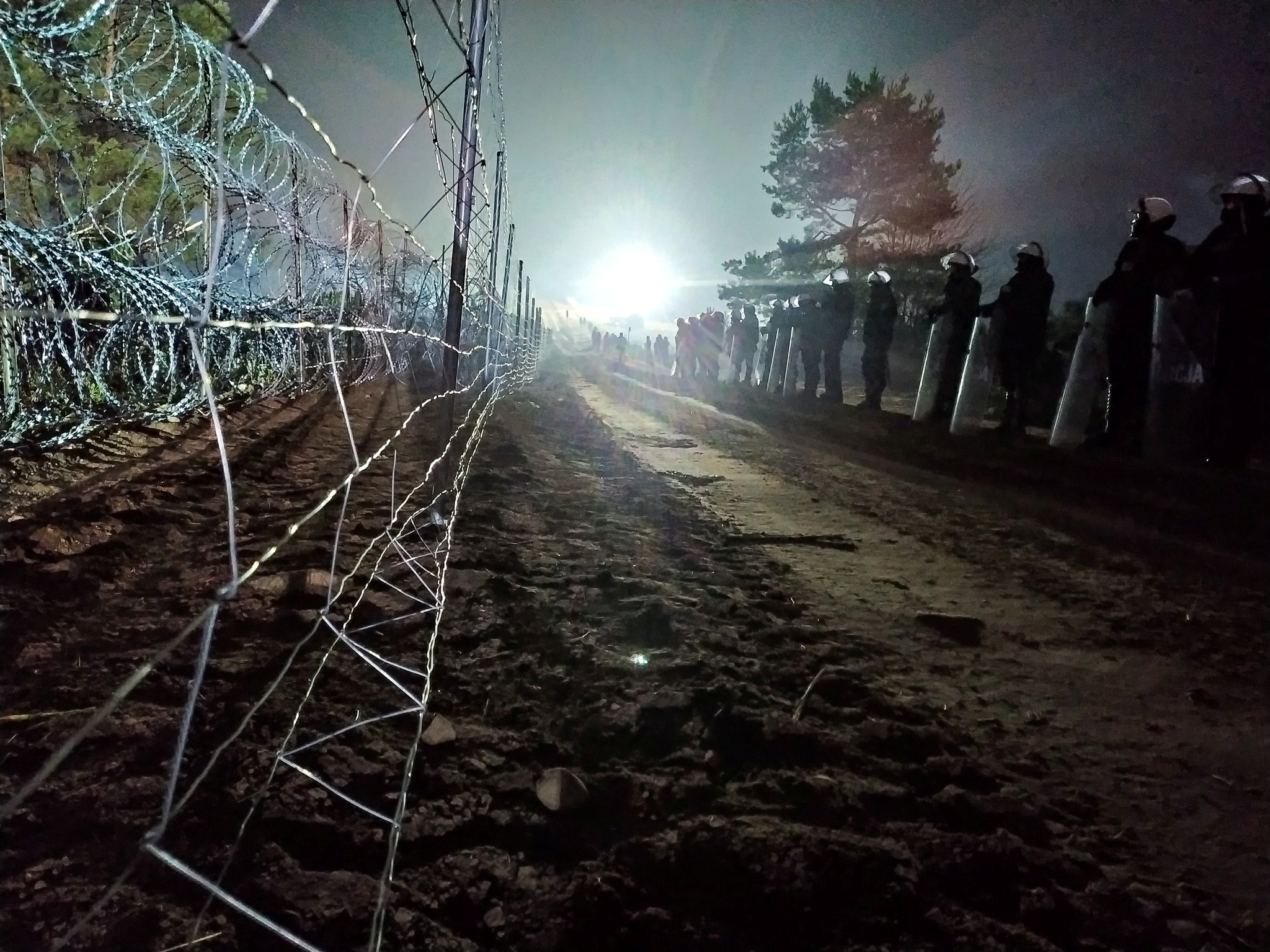 image Polish police reports two incidents on Belarus border