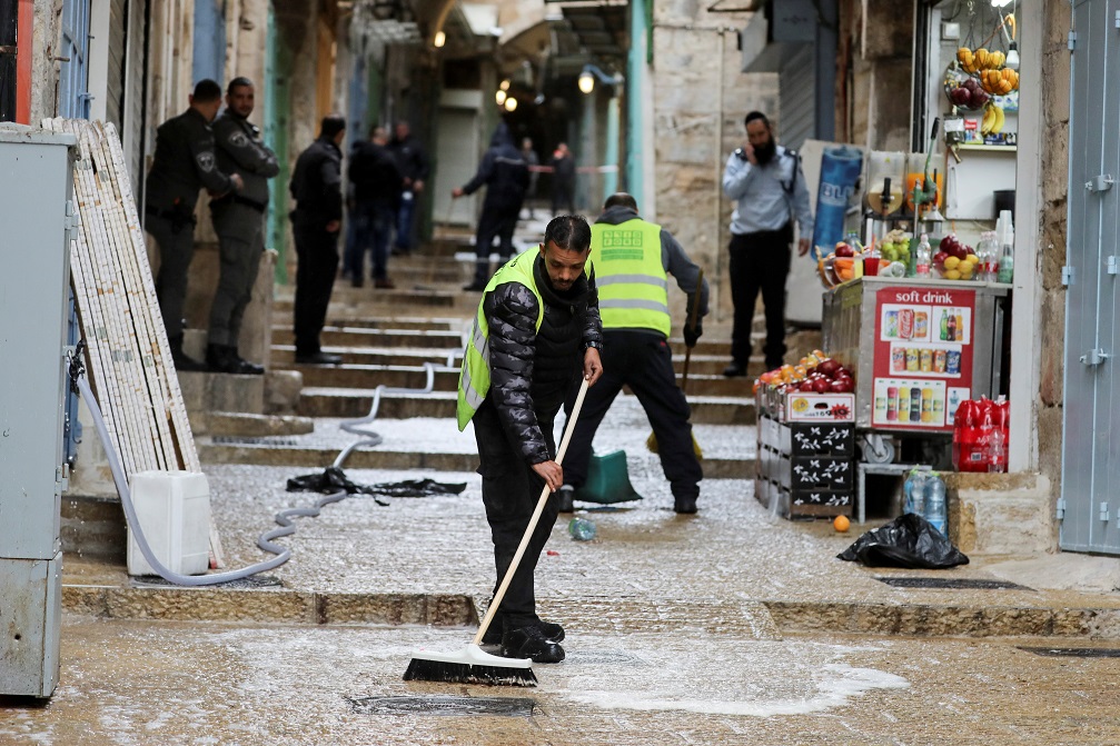 image Hamas gunman kills one in Jerusalem&#8217;s Old City, is shot dead by Israeli police