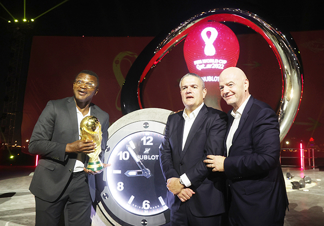 image Infantino says &#8216;all welcome&#8217; as Qatar begins one-year countdown