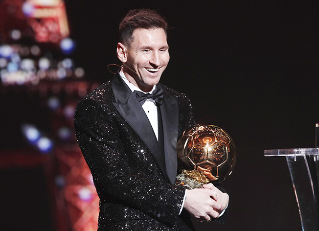 image Messi claims record-extending seventh Ballon d&#8217;Or