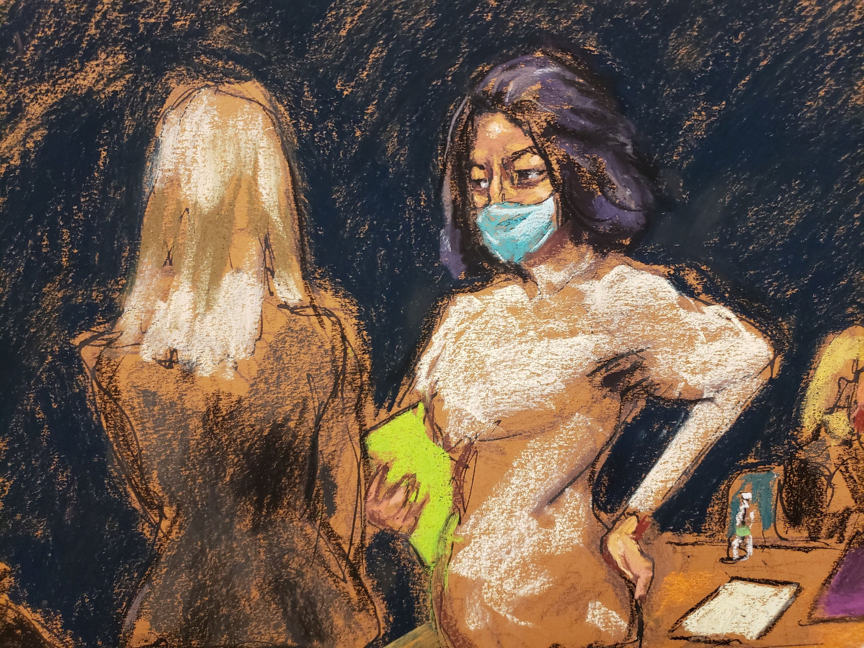 image First accuser in sex abuse trial says she met Maxwell, Epstein at 14