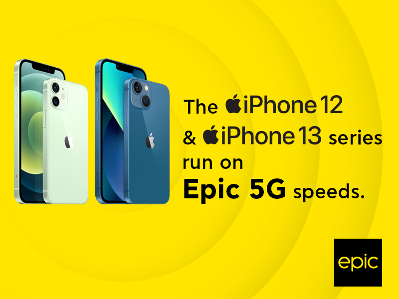 image iPhones 12 and 13 now running at Epic 5G speeds