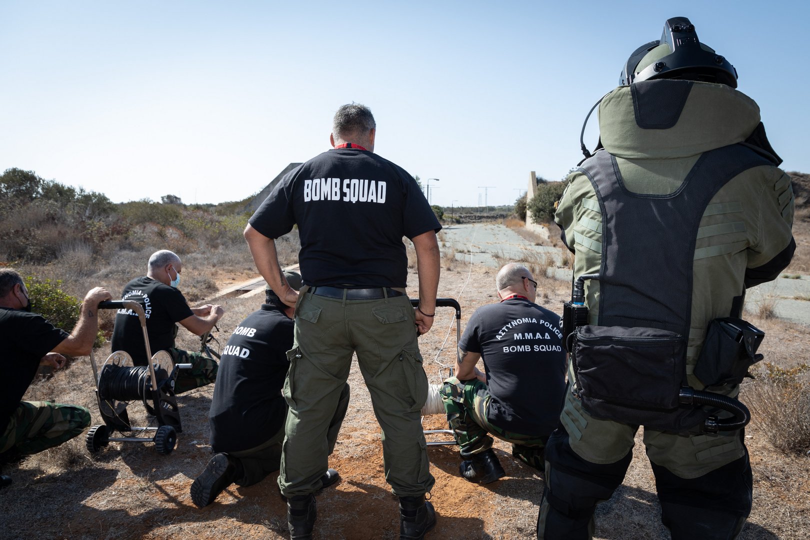 image Bases and RoC bomb disposal experts conduct joint training