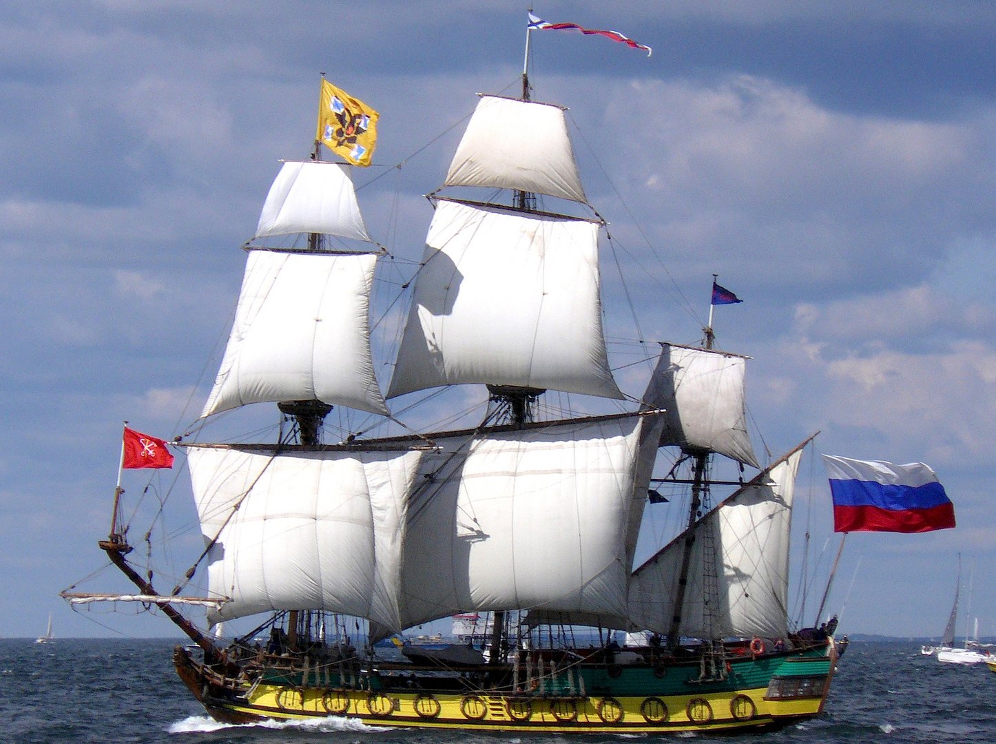 image True replica of Peter the Great ship to visit Limassol