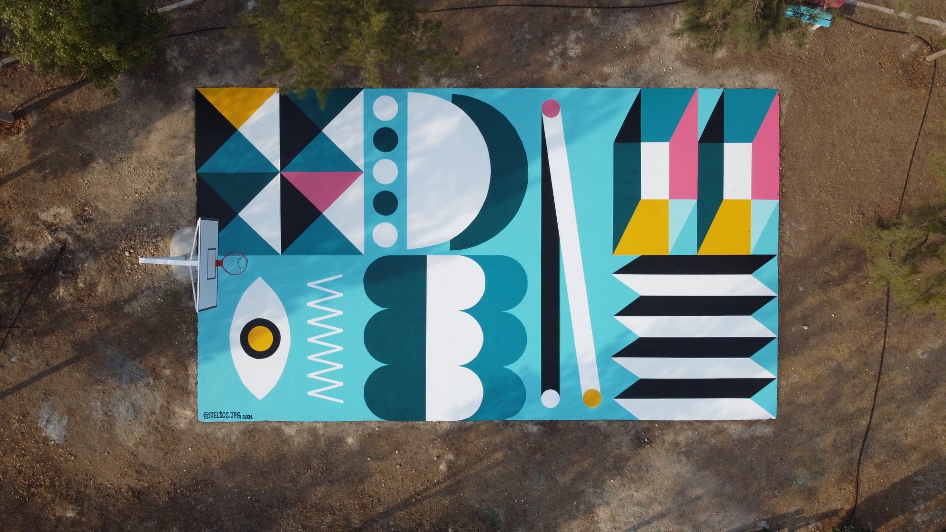 image Young graphic artist brings colour to Aglandjia neighbourhhood   