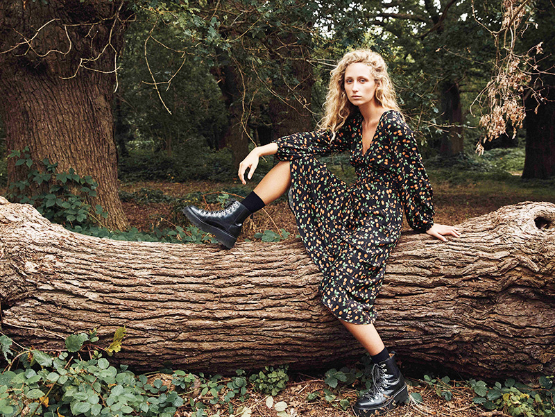 image Work the dark florals trend into your winter wardrobe
