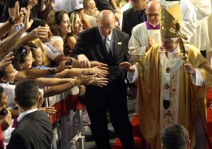 feature jon pope benedict xvi greeting a crowd during his visit to cyprus in 2010
