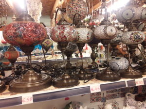 feature nick shops catering mainly for tourists list prices only in euros