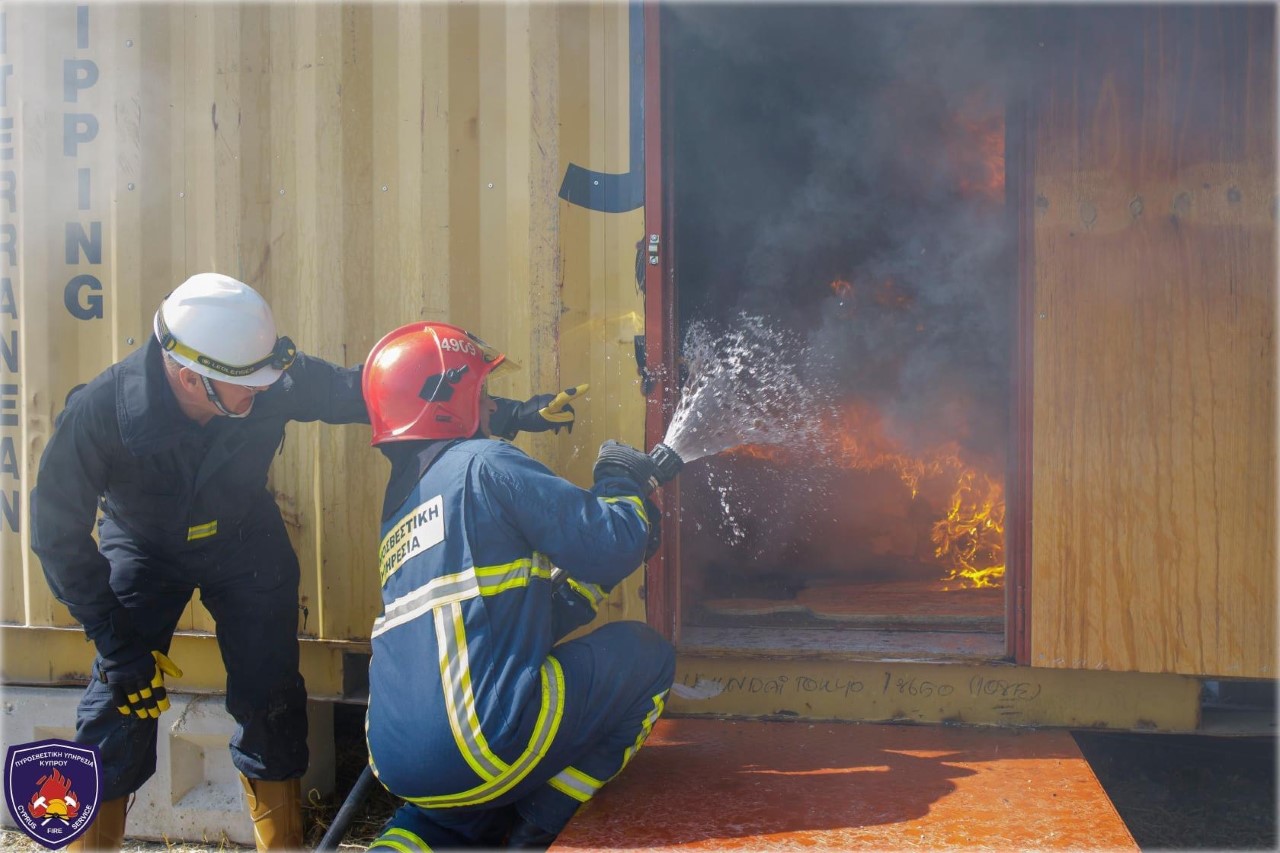 image Firefighters focus on arson in training session