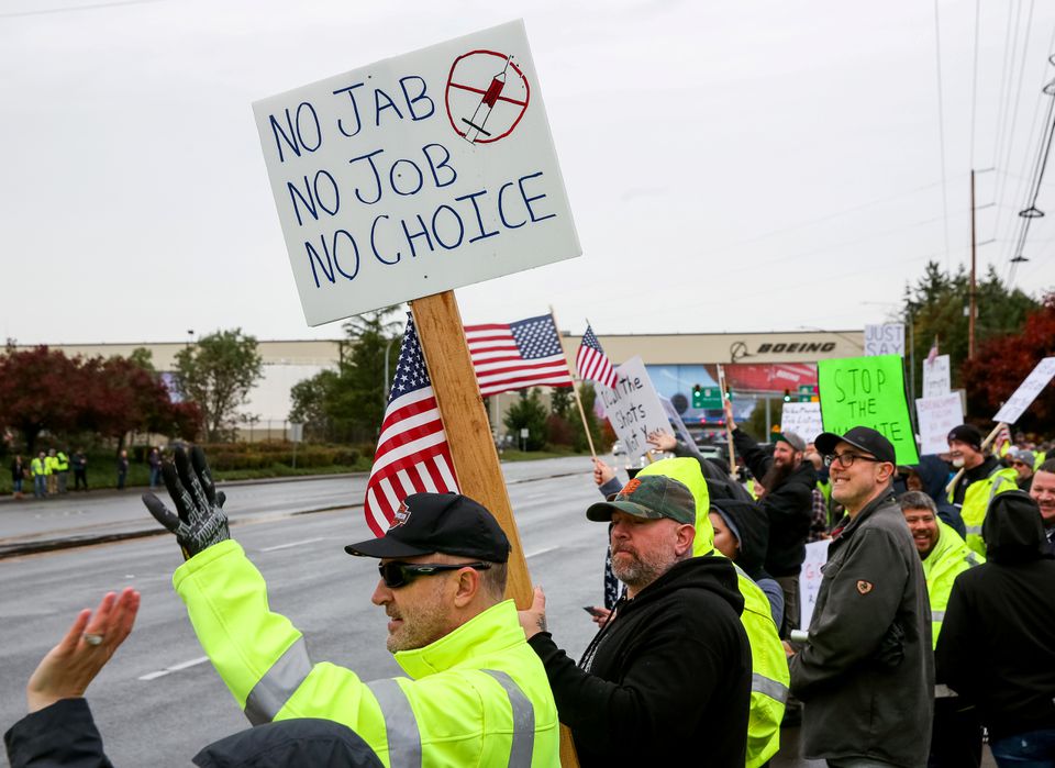 image From Boeing to Mercedes, a US worker rebellion swells over vaccine mandates