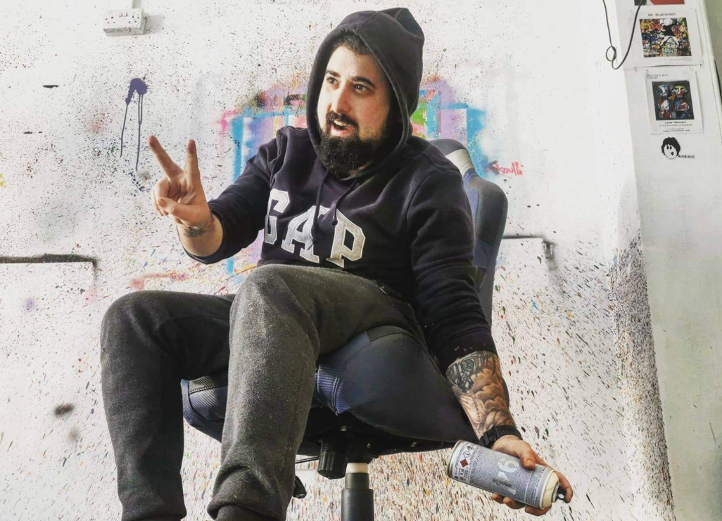 image A minute with: Christos Kakoulli, Stencil artist