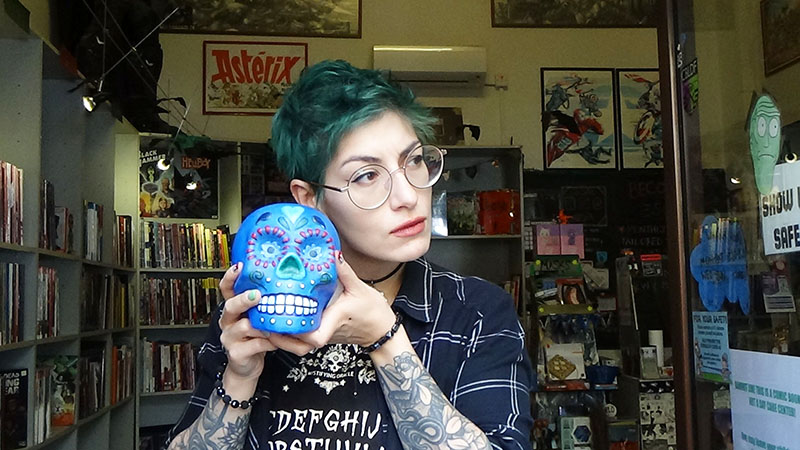 image Comic-book fan is a woman of many voices