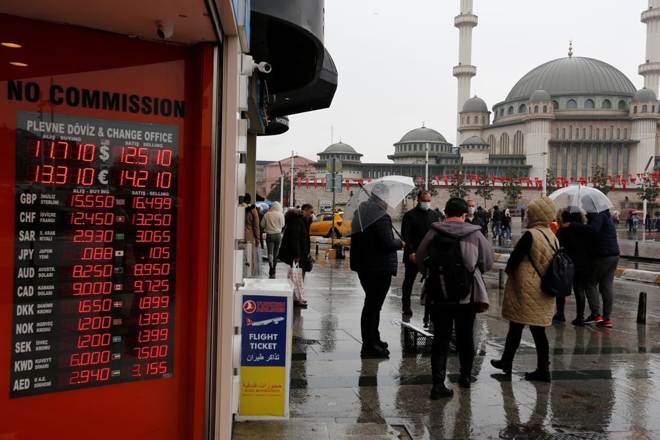 image Erdogan orders probe into Turkish lira&#8217;s slump