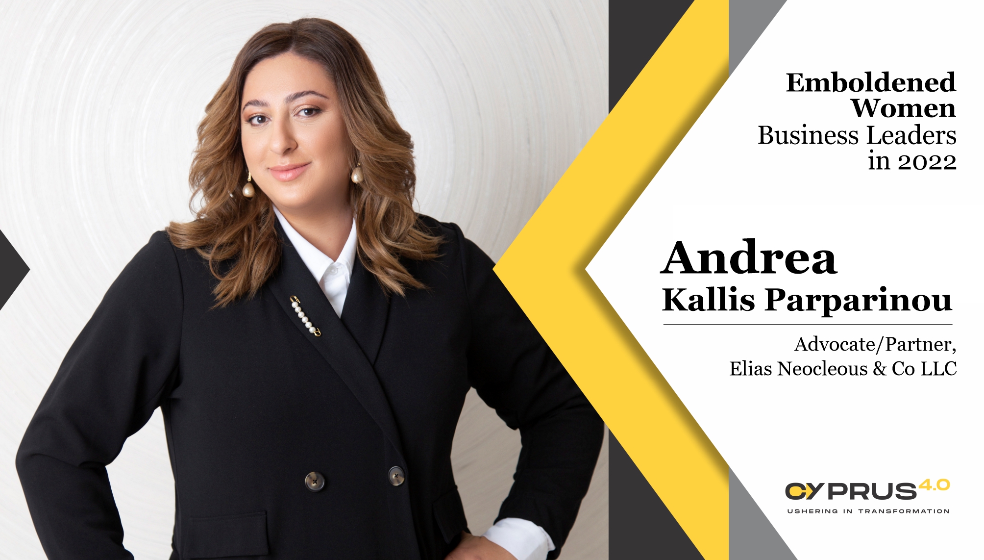 image Andrea Kallis Parparinou: Emboldened Women Business Leaders in 2022