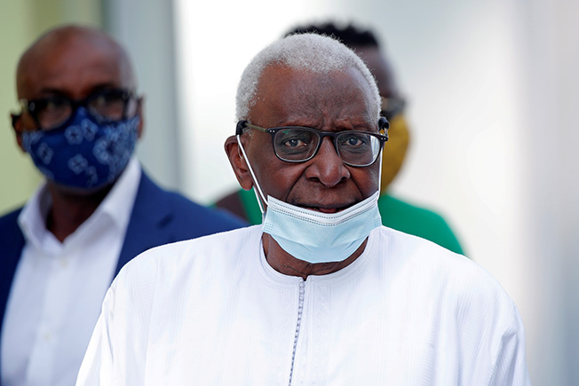 image Convicted ex-head of world athletics Lamine Diack dies at 88