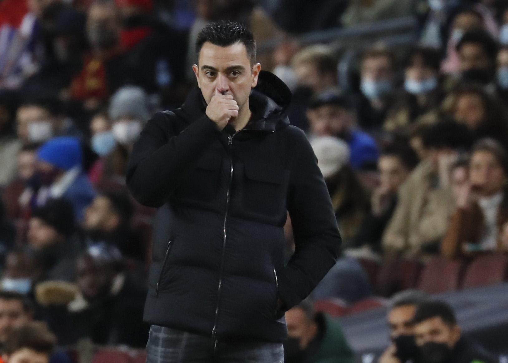 image Under-pressure Xavi says he still has Barca&#8217;s trust