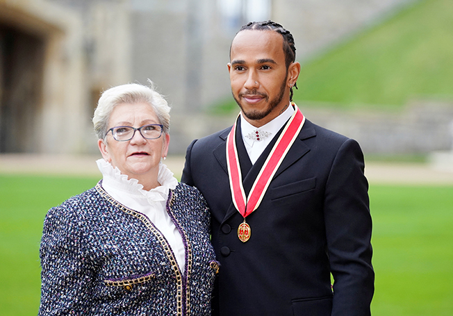 image Sir Lewis Hamilton knighted days after title heartache