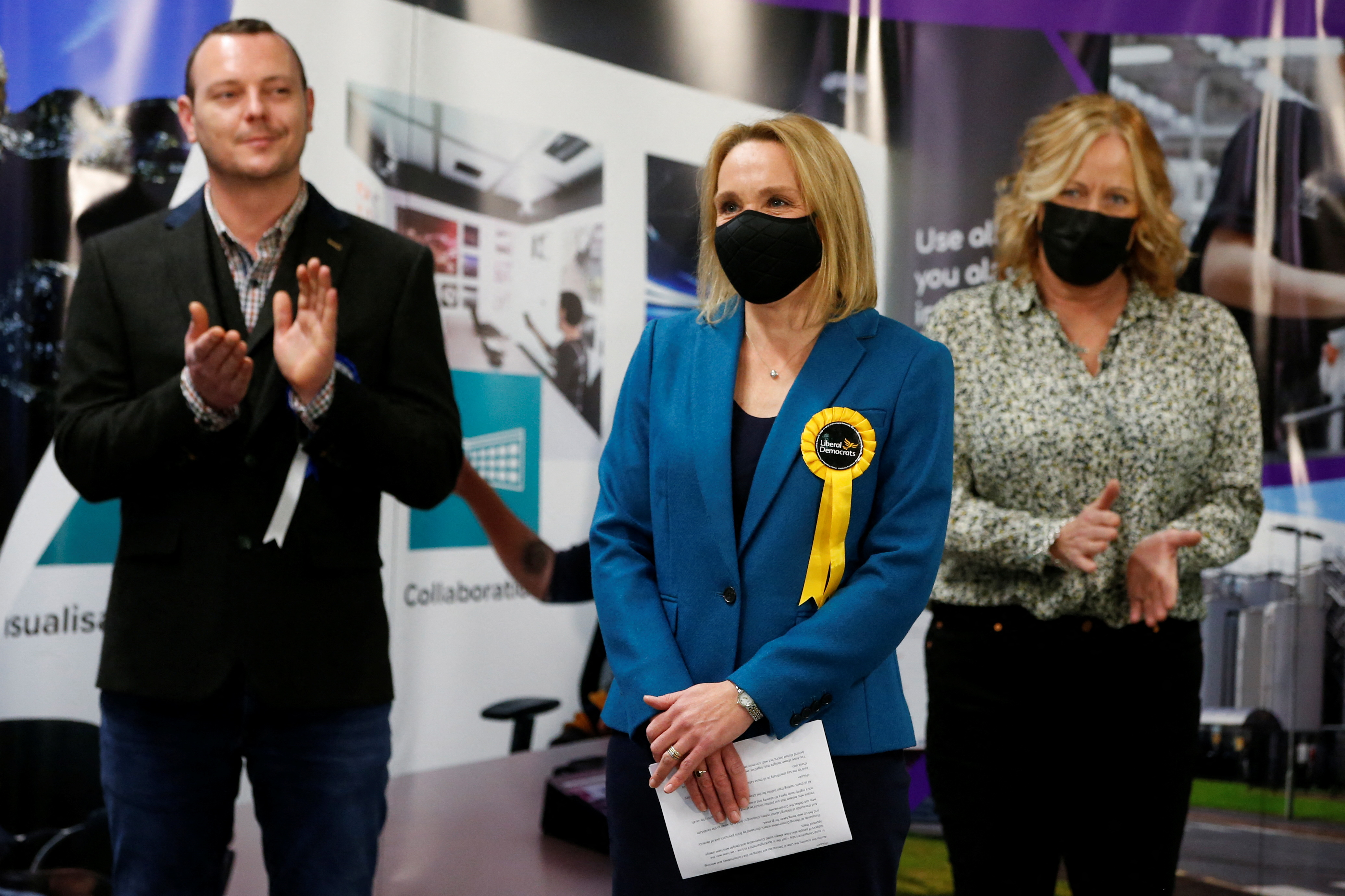 image Voters punish scandal-hit UK PM Johnson&#8217;s party in by-election loss