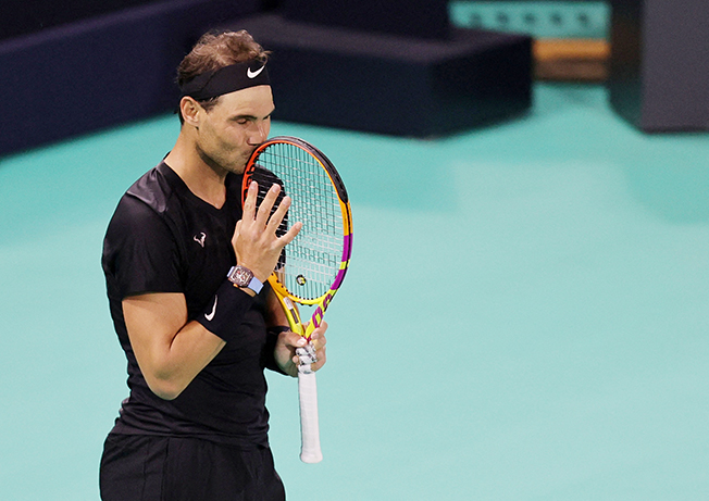 image Nadal tests positive for Covid-19 after Abu Dhabi comeback