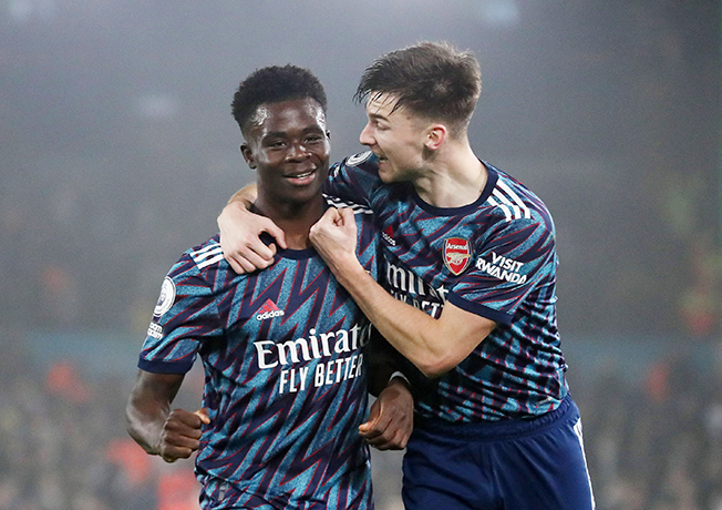 image Martinelli double helps Arsenal rout hapless Leeds