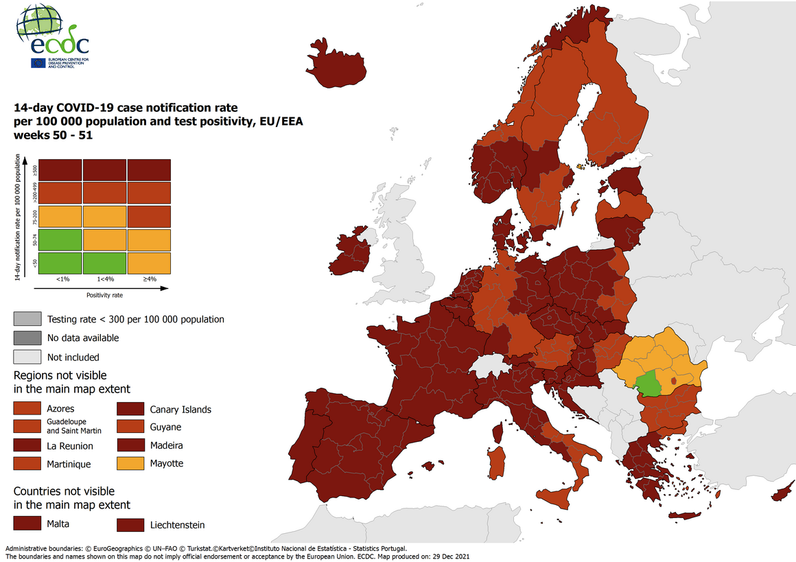 image Cyprus and all of Western Europe in the deep red