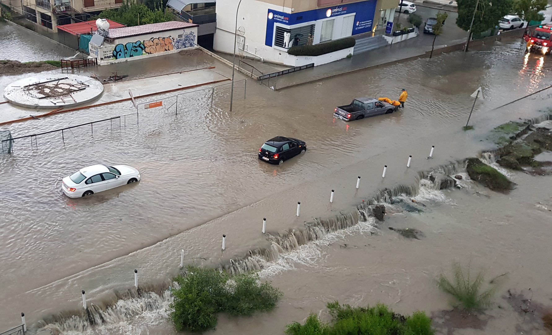 image Cyprus lashed by heavy rains, more to come