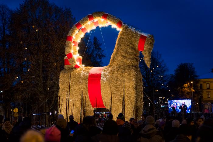 first erecetd in 1966, the giant gävlebocken of sweden has had an ill fated history