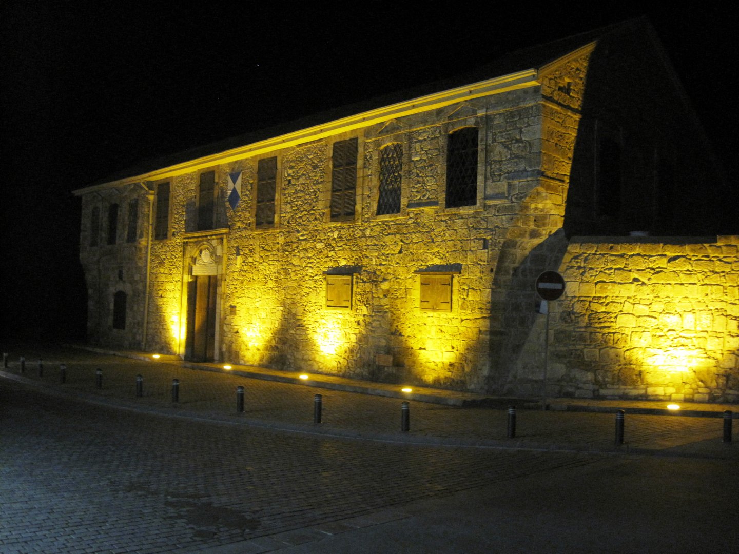 image Larnaca castle lights out of commission
