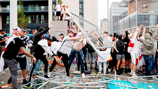 image ‘Drunk and drugged-up thugs’ could have caused death at Euro 2020 final