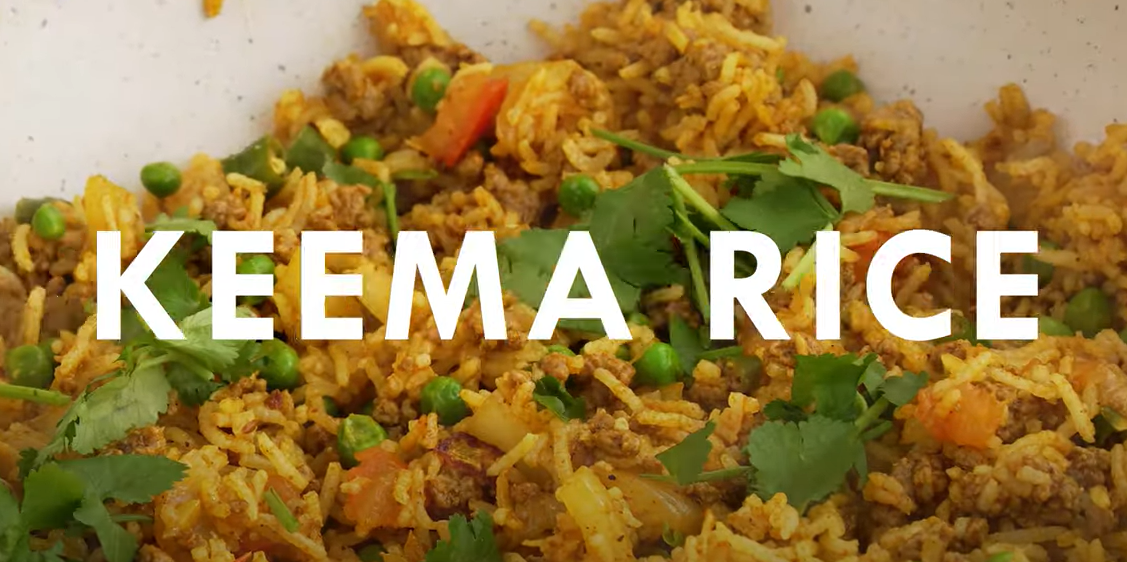 image Asian step-by-step home cooking recipes: Keema rice