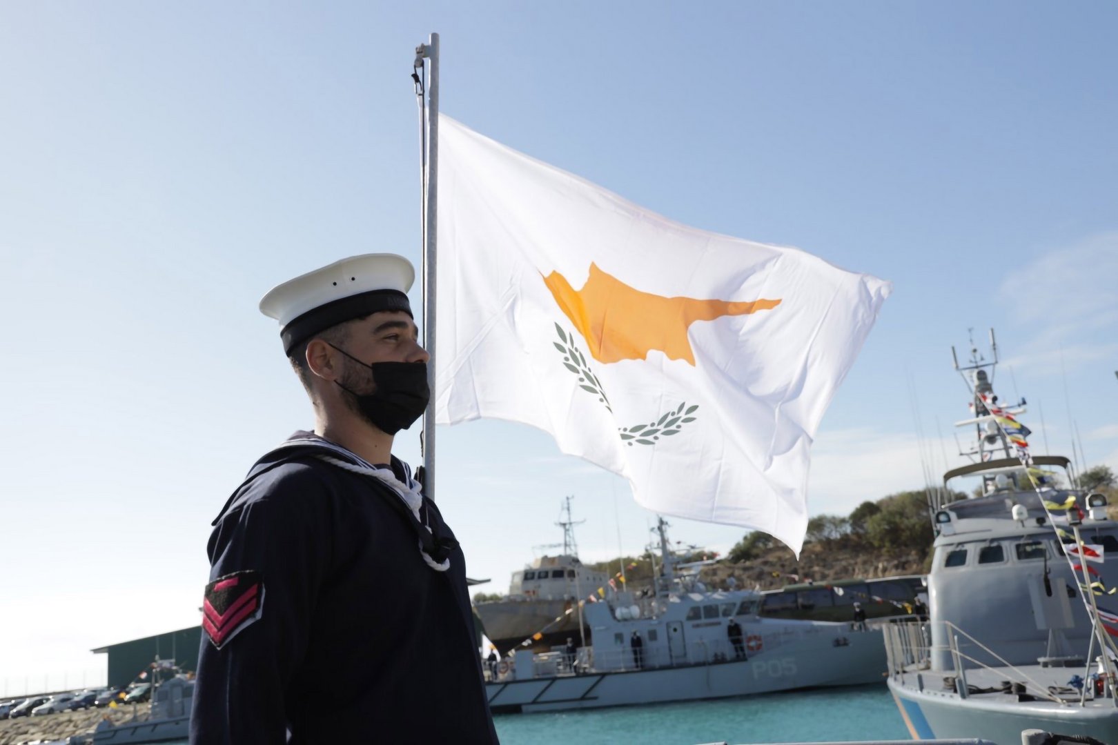 image Navy thanked for their service on saint’s name day